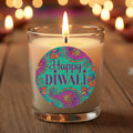 Diwali Unscented Clear Glass Candle - 6.5cm - Each