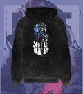 Fade – Nightmare’s Embrace Valorant Acid Wash Hoodie | Premium Gamer Streetwear - Black / XS - Valorant