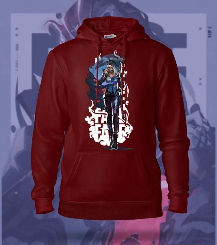 Fade | Valorant – Nightmare’s Embrace Regular Hoodie - Maroon / XS - Valorant