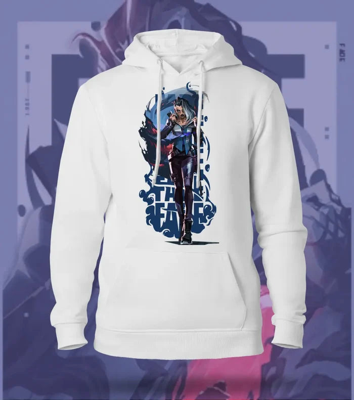 Fade | Valorant – Nightmare’s Embrace Regular Hoodie - White / XS - Valorant