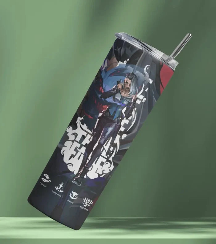 Fade Valorant Tumbler – Nightmare’s Embrace | Game-Day Drinkware - Valorant