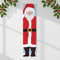 Santa Banner with Holly Decorations