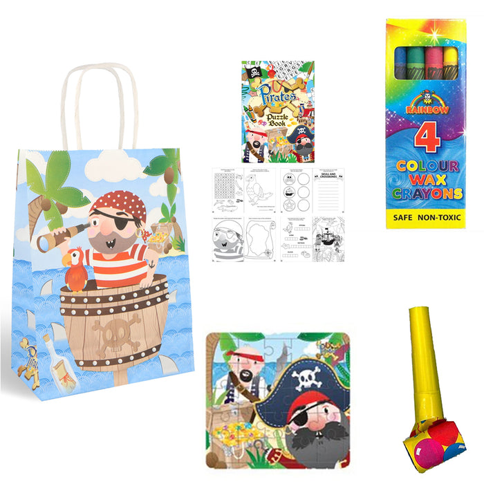 Filled Pirate Themed Party Bags - Pack of 100