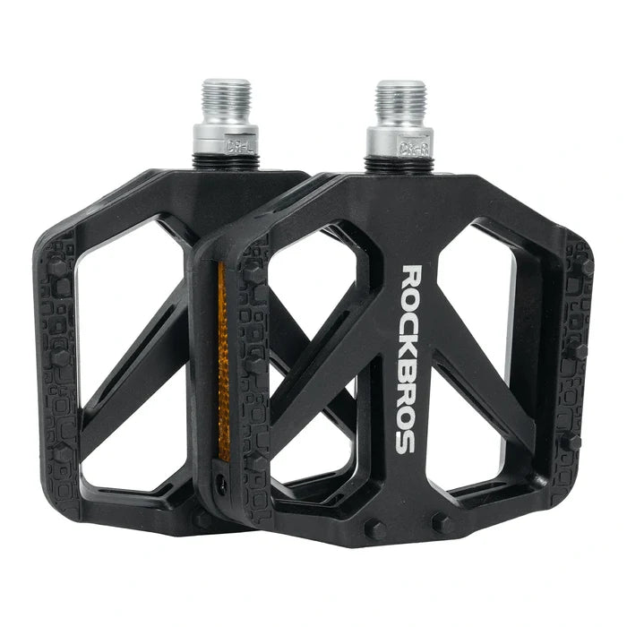 Flat Bike Pedals for Commuting & Everyday Riding#Color_Black
