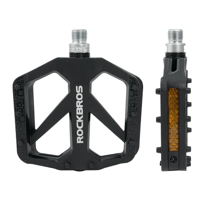 Flat Bike Pedals for Commuting & Everyday Riding#Color_Black