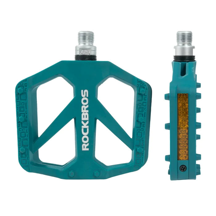 Flat Bike Pedals for Commuting & Everyday Riding#Color_Blue