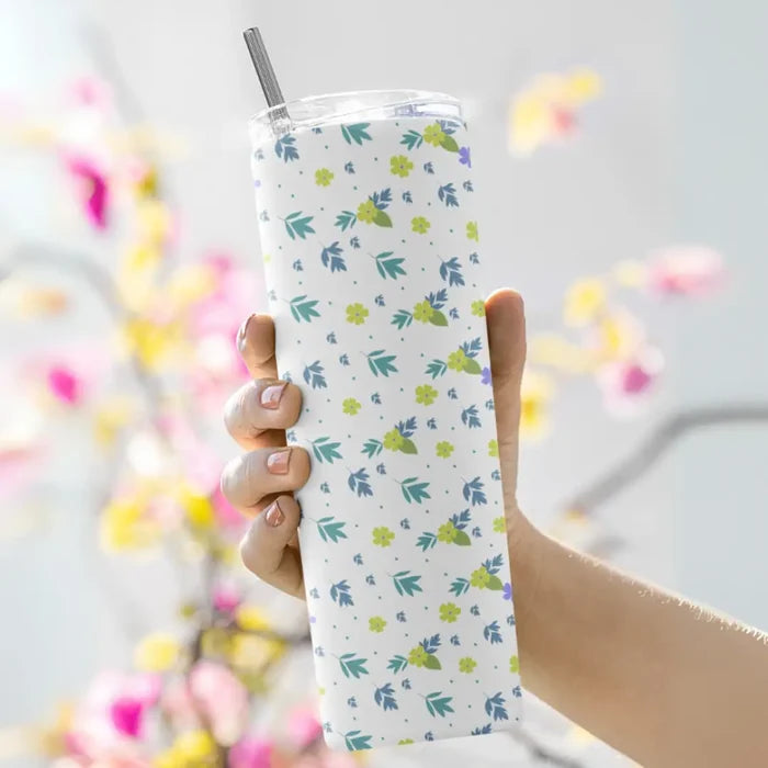 Floral Breeze Skinny Tumbler (591 ml / 20 oz)