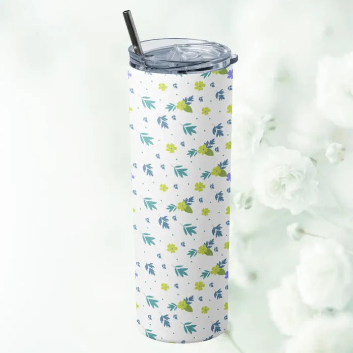 Floral Breeze Skinny Tumbler (591 ml / 20 oz)