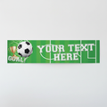 Goal Your Text Here Banner on Wall