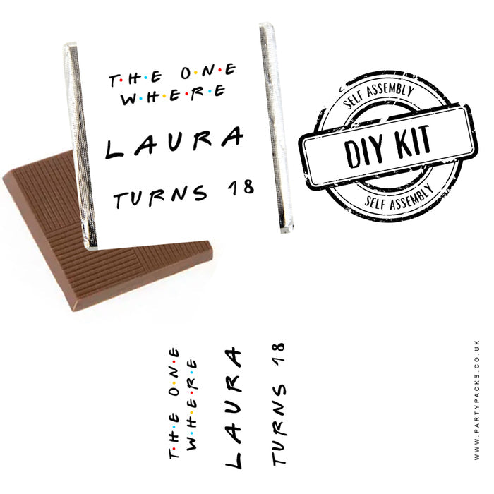 Friends Personalised Chocolates - Pack of 16