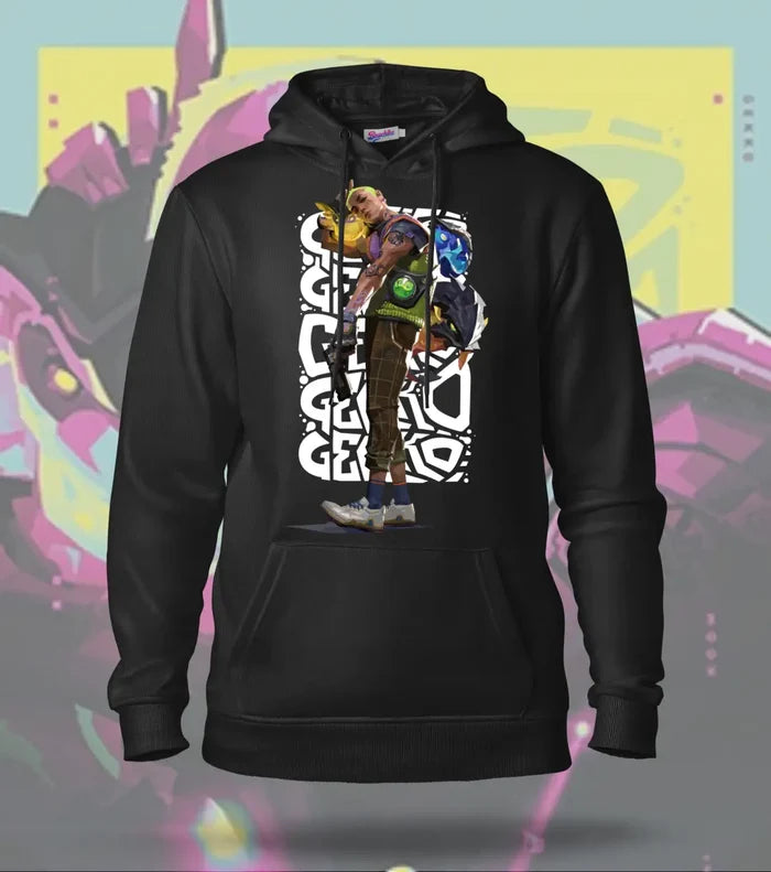 Gekko | Valorant – Creature Crew Regular Hoodie - Black / S - Valorant