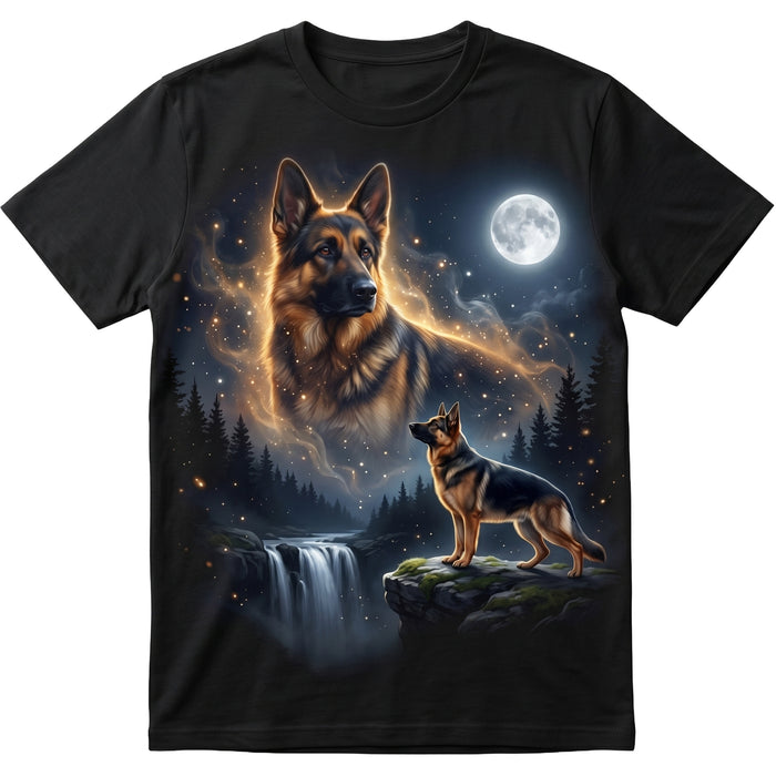 German Shepherd Moonlit Guardian Tee | Bella Canvas | Kingdom Collars