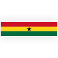 Ghana Flag Banner Decoration - 1.2m