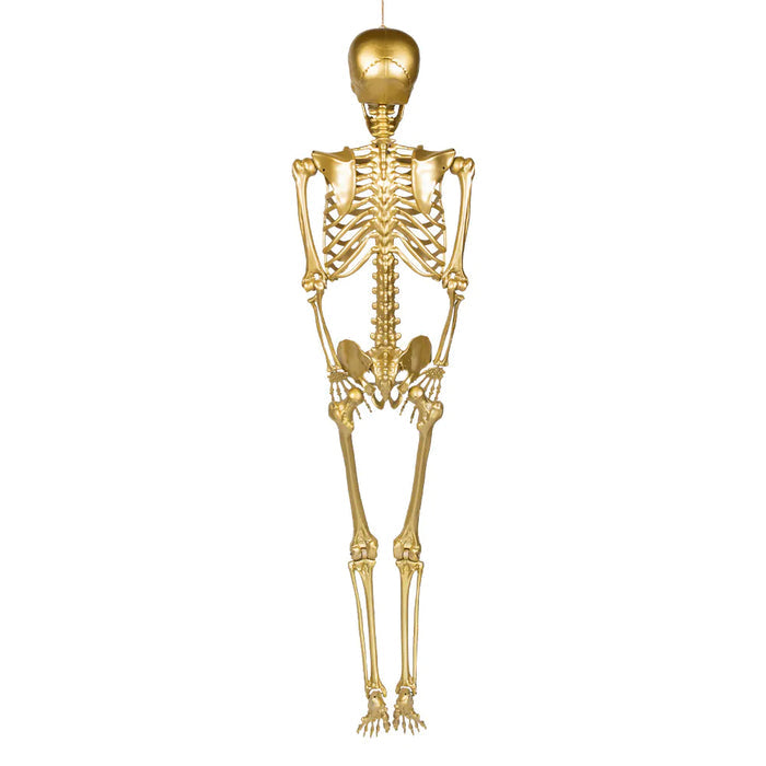 Giant Gold Skeleton Prop Decoration – 160cm
