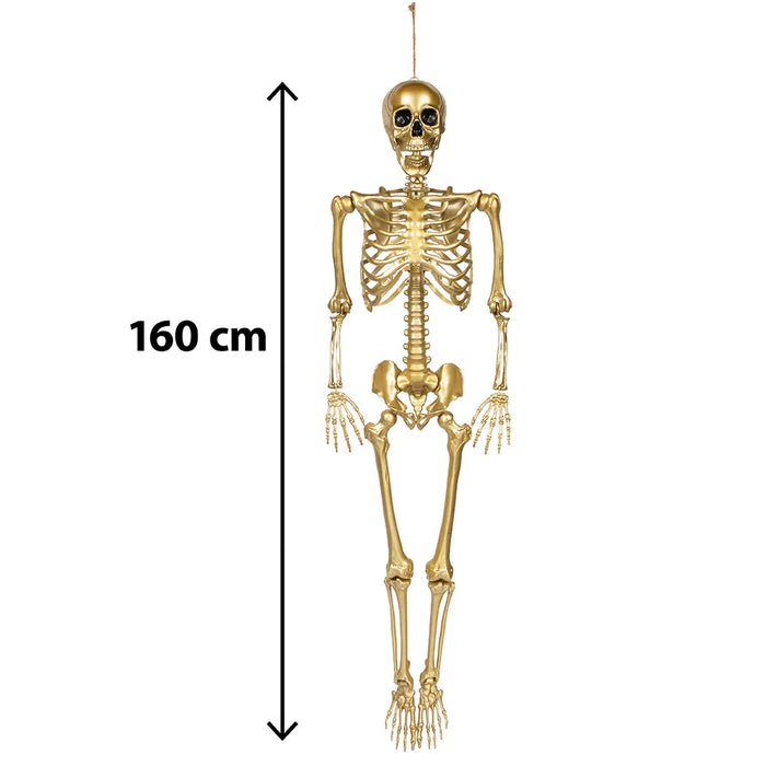 Giant Gold Skeleton Prop Decoration – 160cm