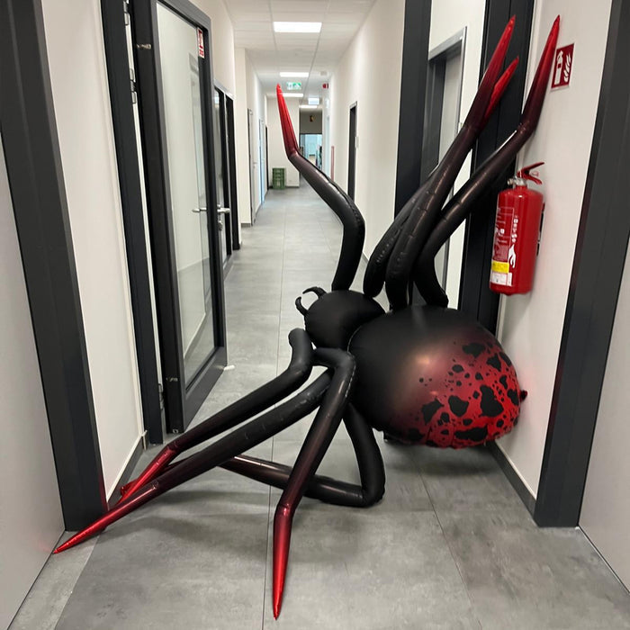 Giant Spider Foil Balloon Inflatable - 2.75m
