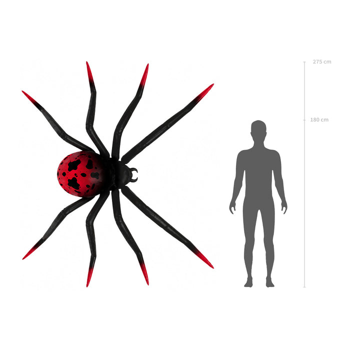 Giant Spider Foil Balloon Inflatable - 2.75m