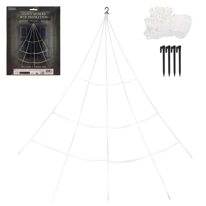 Giant Spider Web Garden Decoration - 5m