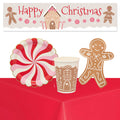 Gingerbread Christmas Tableware Pack For 8 People With FREE Banner!
