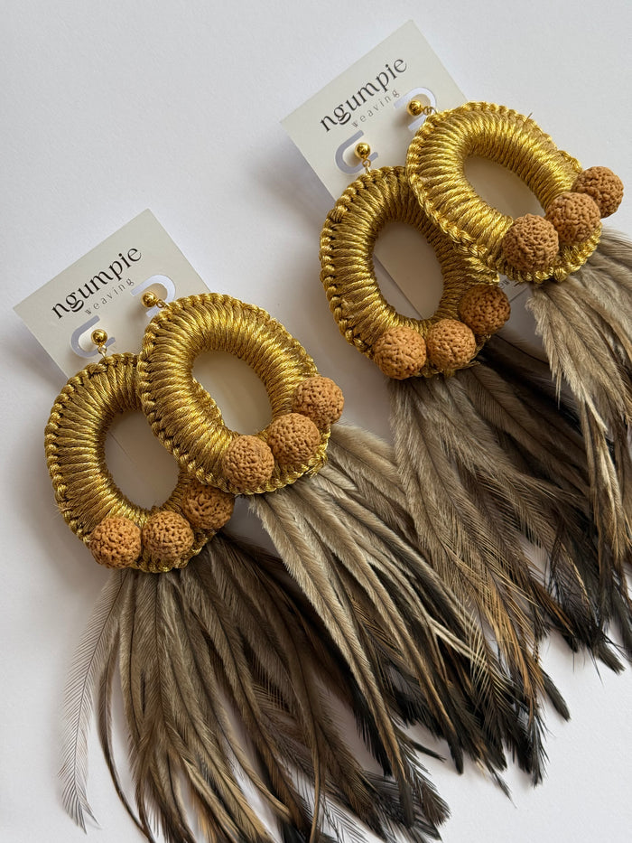Gold Goddess Earrings