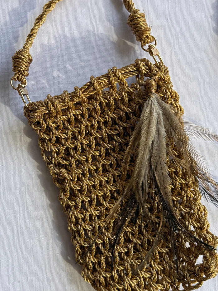 Gold Looped Dilly Bag
