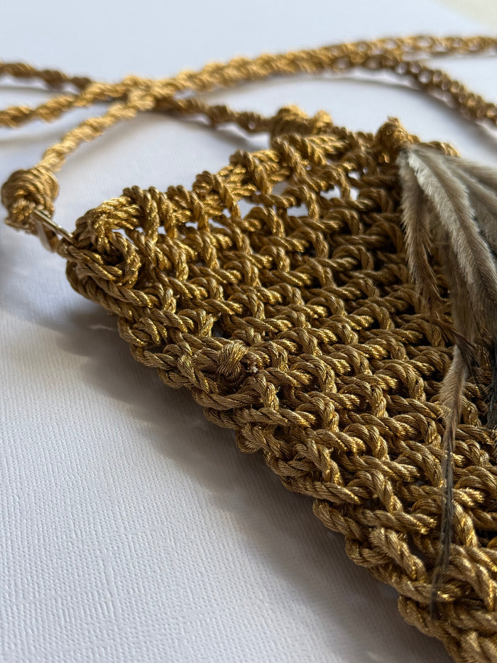 Gold Looped Dilly Bag
