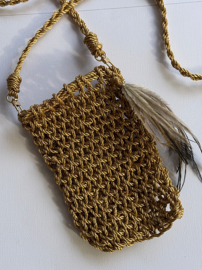 Gold Looped Dilly Bag