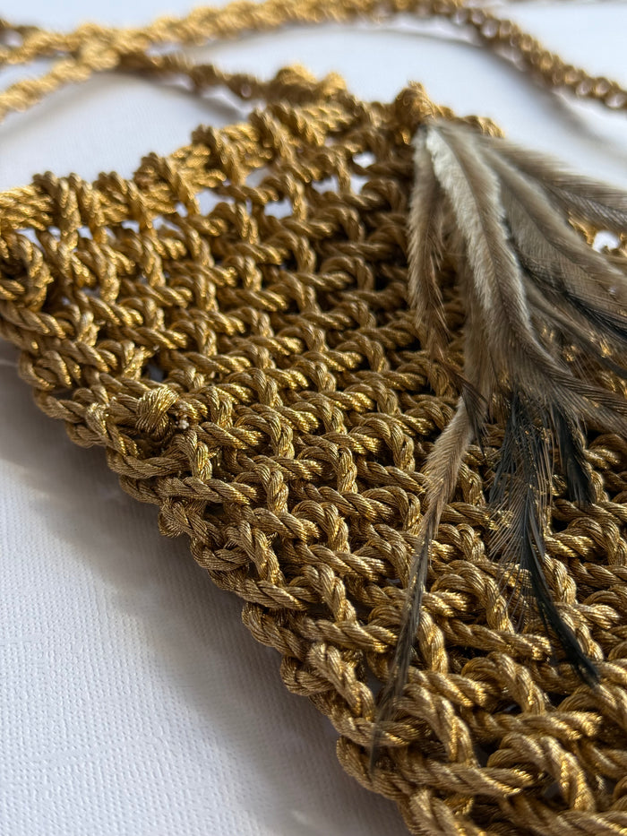 Gold Looped Dilly Bag