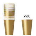 Gold Paper Cups - 266ml - Pack of 500