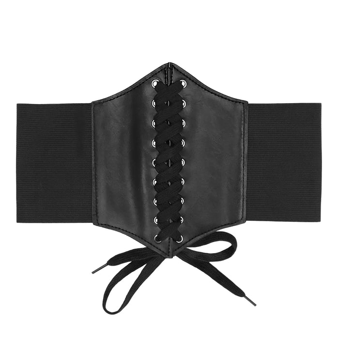 Gothic Black Stretch Corset Accessory