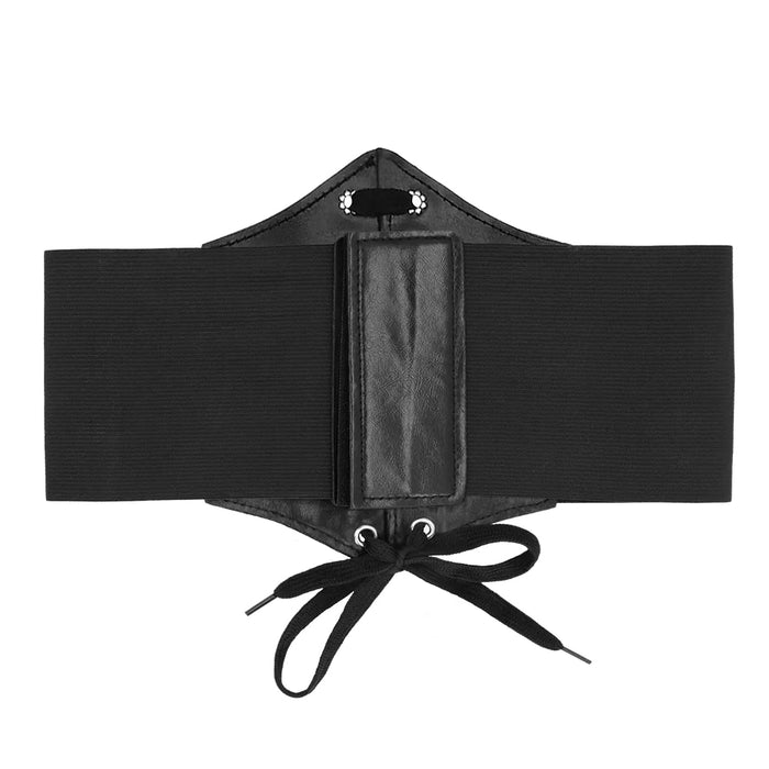 Gothic Black Stretch Corset Accessory