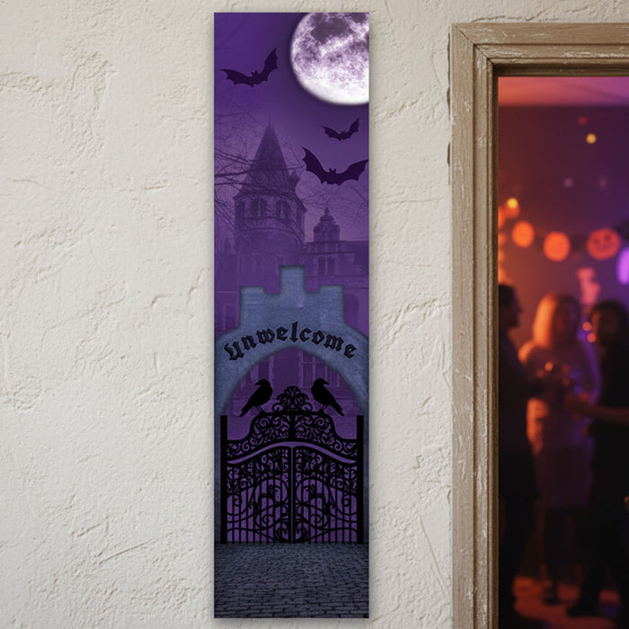 Gothic Manor Entrance Portrait Banner - 30cm x 120cm