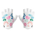 ROCKBROS half finger cycling gloves colourful breathable
#Pattern_Letter