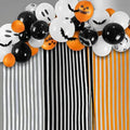 Halloween Balloon Arch Kit With Streamers and Bat Decorations