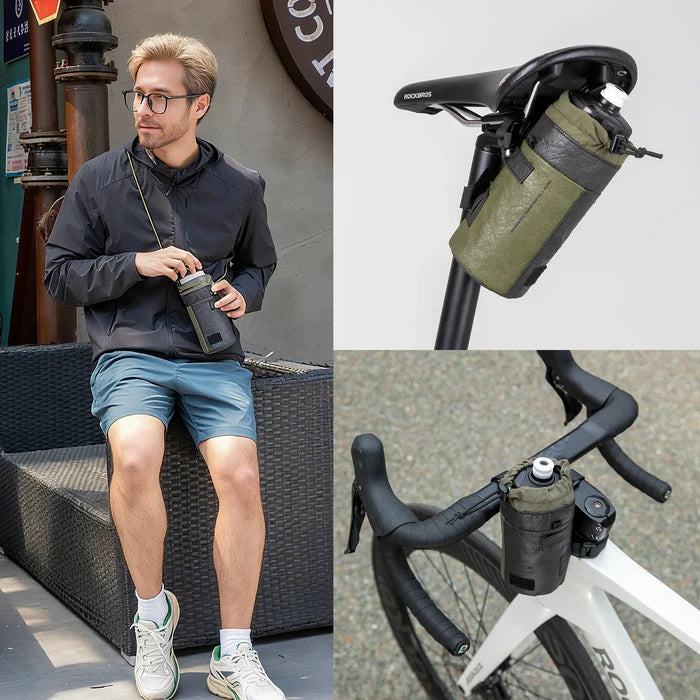 ROCKBROS handlebar bottle bag lightweight 0.7l