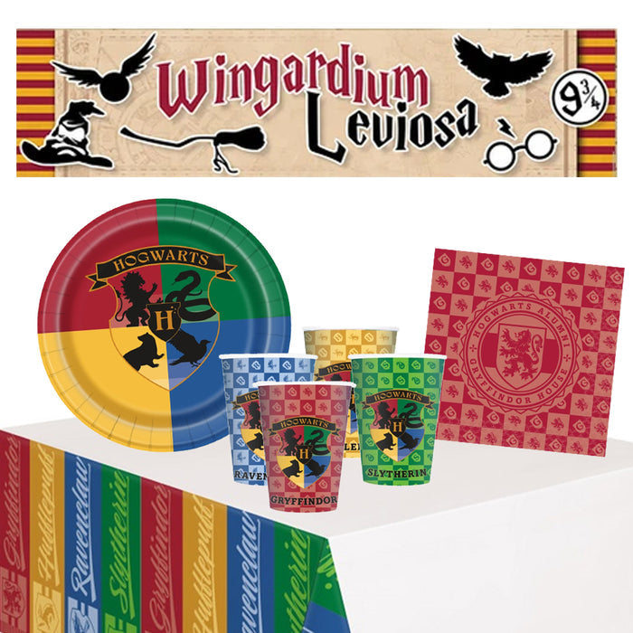 Harry Potter Tableware Pack for 8 with FREE Banner!
