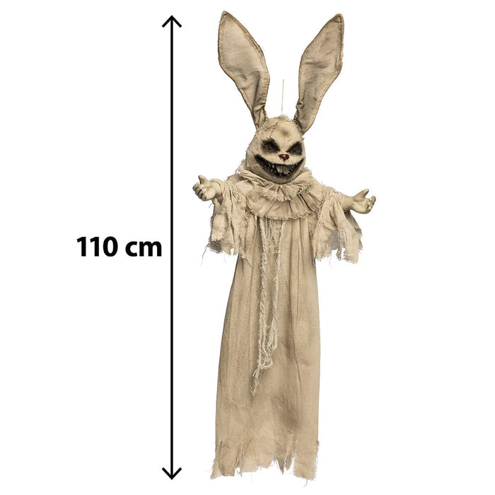 Hell Bunny Light Up Eyes Halloween Prop Decoration – 110cm