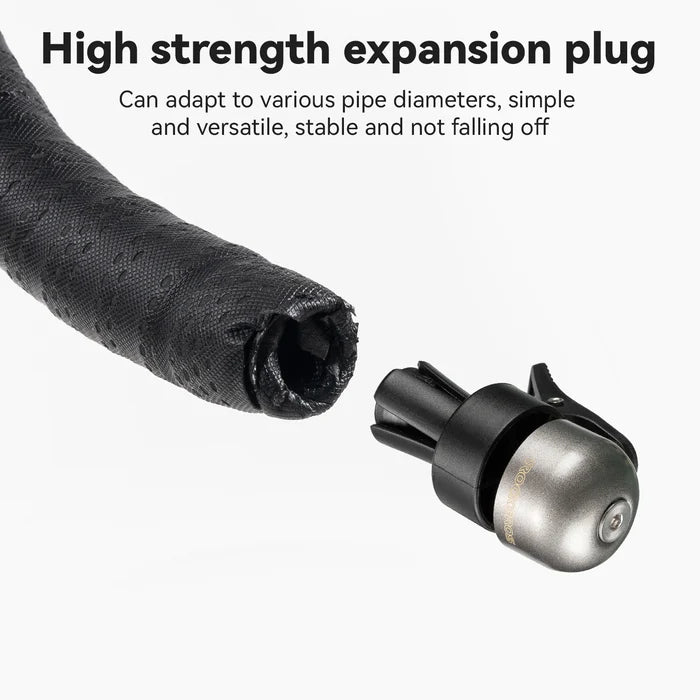 Handlebar End Bike Bell with Loud Clear Ring
