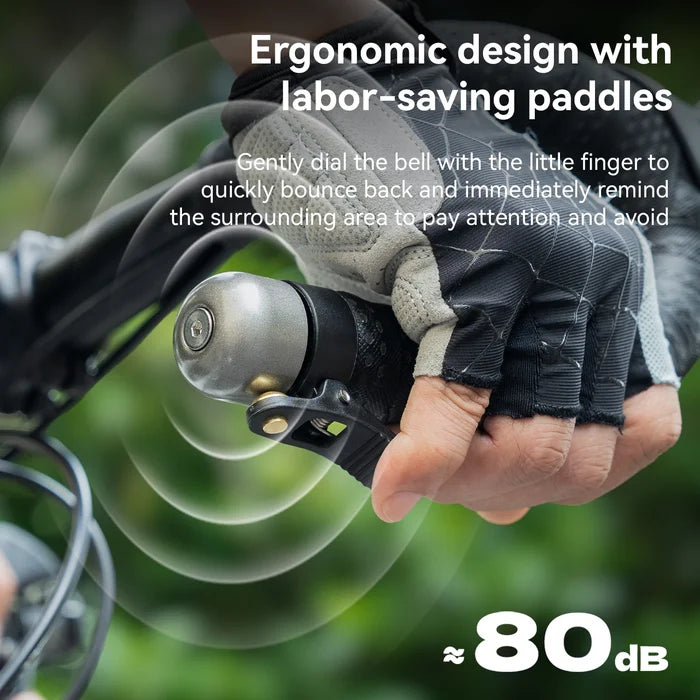 Handlebar End Bike Bell with Loud Clear Ring