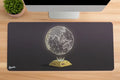 Holographic Globe Mousepad - XL 80 x 33 Cm