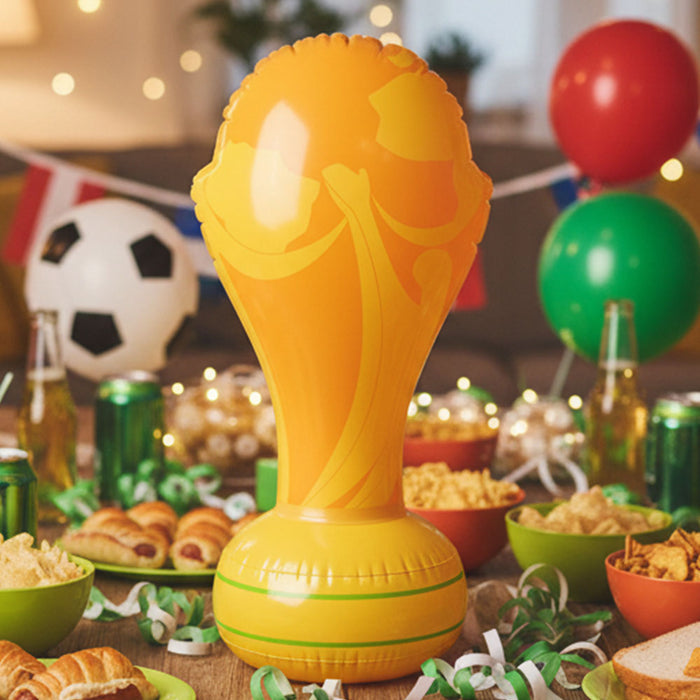 Inflatable World Football Trophy - 60cm