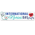 International Nurses Day Landscape Banner - 120cm x 30cm