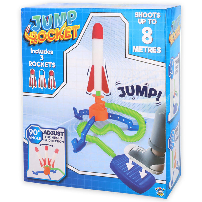 Jump Rocket Launcher with 3 Foam Rockets