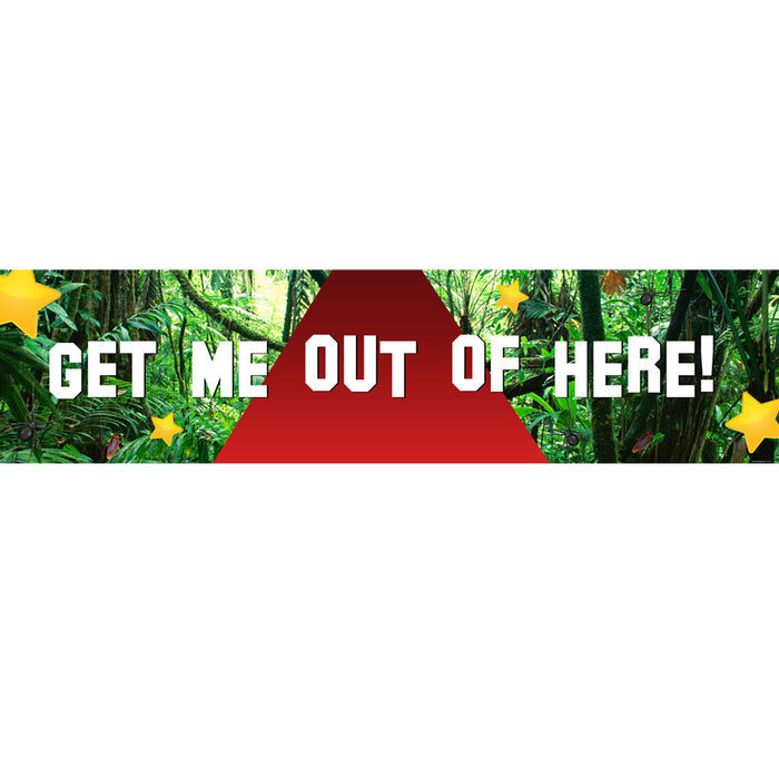Jungle Celebrity Banner Decoration - 1.2m