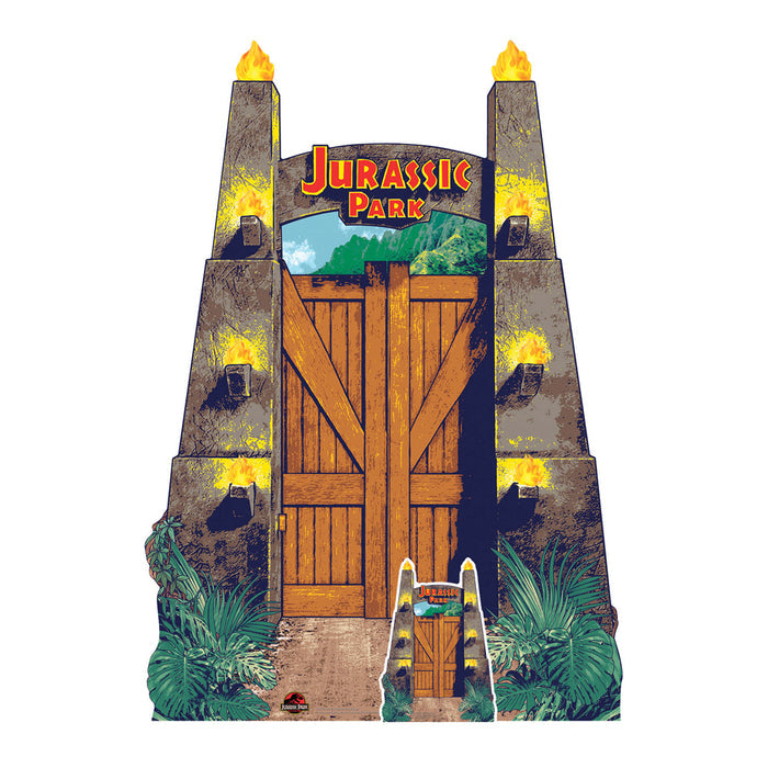 Jurassic Park Entrance Sign Cardboard Cutout - 1.31cm