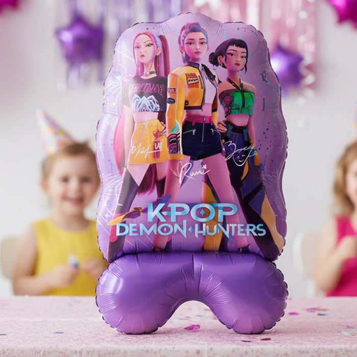 K-Pop Demon Hunters Air-Fill Standing Foil Balloon - 32"