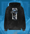 KAY/O – Suppression Protocol Valorant Acid Wash Hoodie | Premium Gamer Streetwear - Black / XS - Valorant