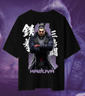 Kazuya Mishima Tekken T-Shirt | Devil Gene Gaming Tee | Oversized Tee - 180GSM / Black / S - Tekken