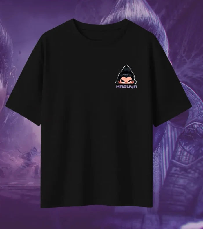 Kazuya Mishima Tekken T-Shirt | Devil Gene Gaming Tee | Oversized Tee - Tekken
