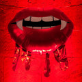 Large Bloody Vampire Lips Foil Balloon - 36"
